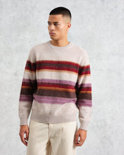 Laden Sie das Bild in den Galerie-Viewer, Wax London - Wilde Wool Jumper - Oatmeal Brush Stripe Pullover Wax London
