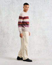 Laden Sie das Bild in den Galerie-Viewer, Wax London - Wilde Wool Jumper - Oatmeal Brush Stripe Pullover Wax London
