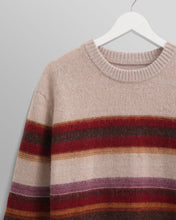 Laden Sie das Bild in den Galerie-Viewer, Wax London - Wilde Wool Jumper - Oatmeal Brush Stripe Pullover Wax London
