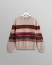 Laden Sie das Bild in den Galerie-Viewer, Wax London - Wilde Wool Jumper - Oatmeal Brush Stripe Pullover Wax London
